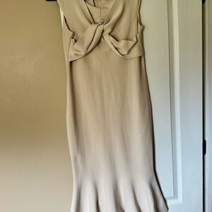 Eva Mendes for New York & Company Cream Midi Dress